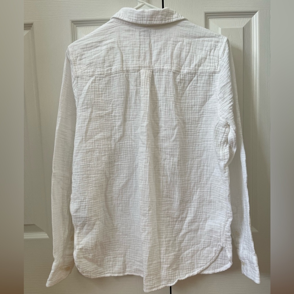 NWT⭐️ J. Crew Double Gauze Button Up Long Sleeve Shirt Sz S - Picture 6 of 7